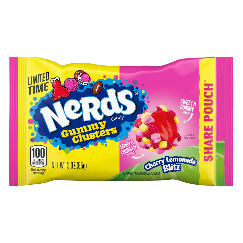 Nerds Gummy Clusters Cherry Lemonade Blitz 85g