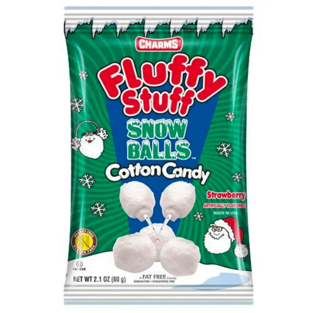 Charms Fluffy Stuff Boules de Neige Sucre Fil 60g OhMyCandyBox