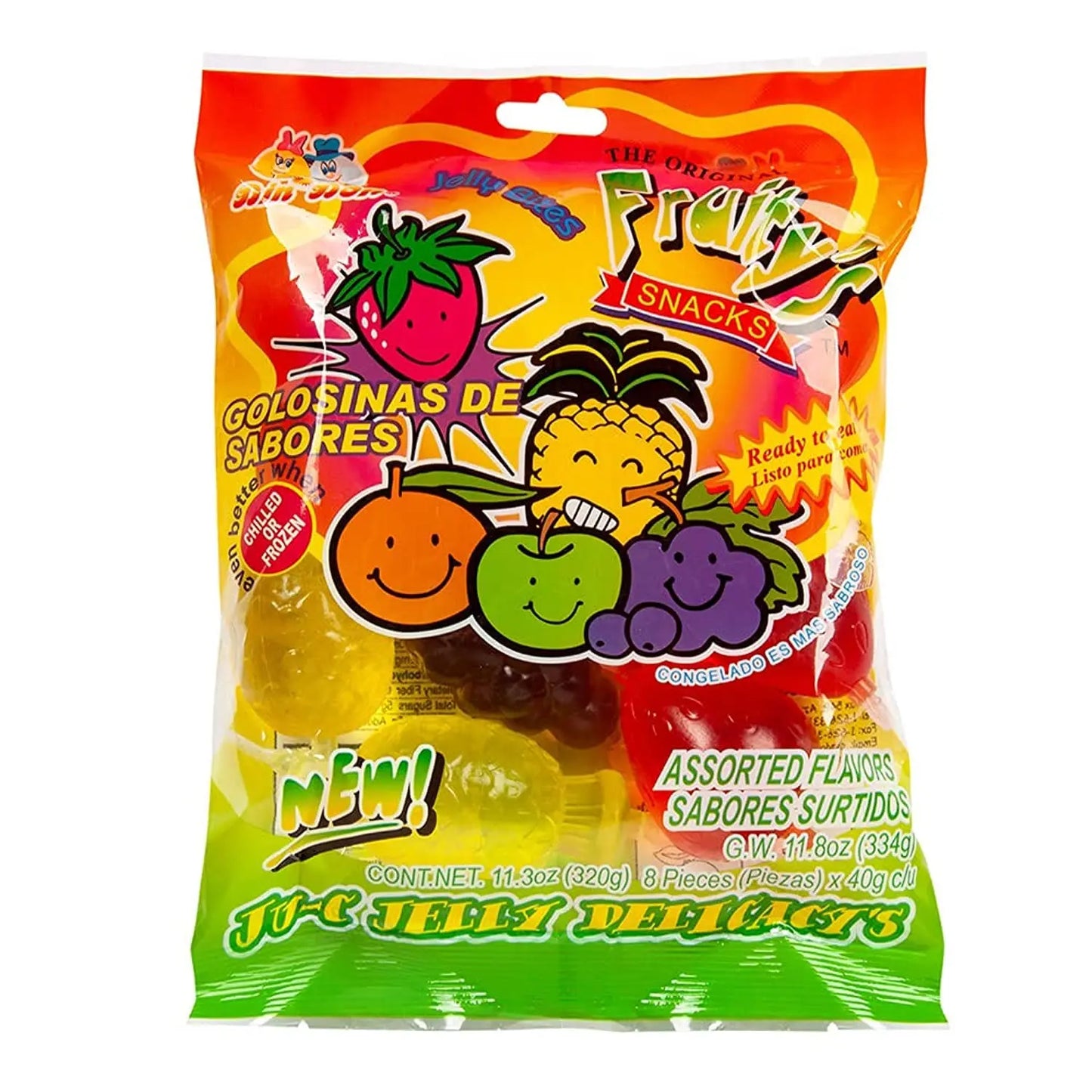 Bouchées de Gelée Ju-C Fruity de Din Don 360g OhMyCandyBox