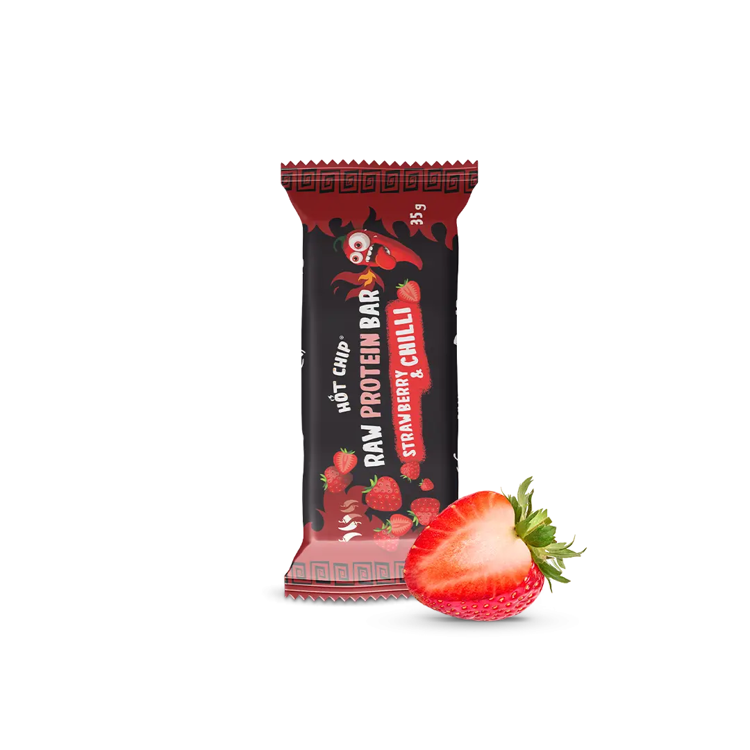 Barre Protéinée Crue Fraise 35g OhMyCandyBox