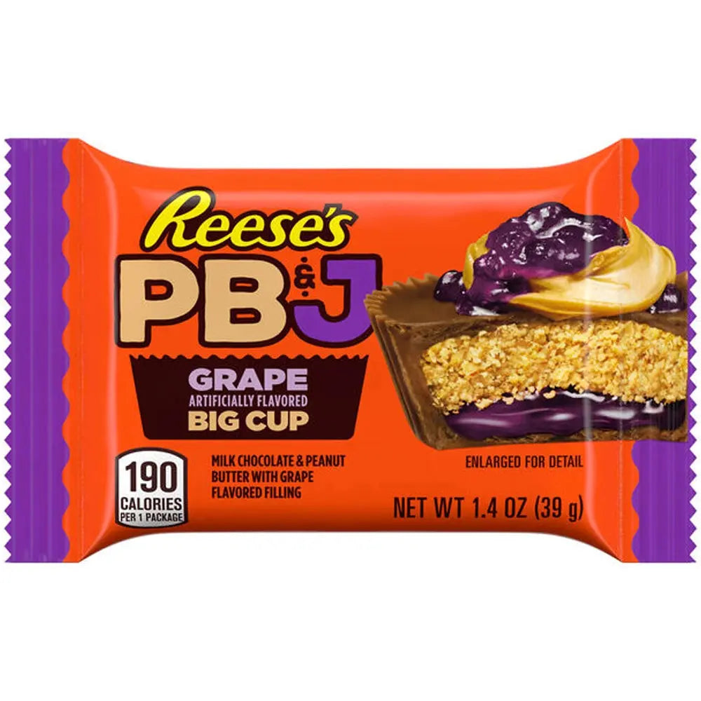 Reese's Big Cup PB&J Raisin 39g OhMyCandyBox