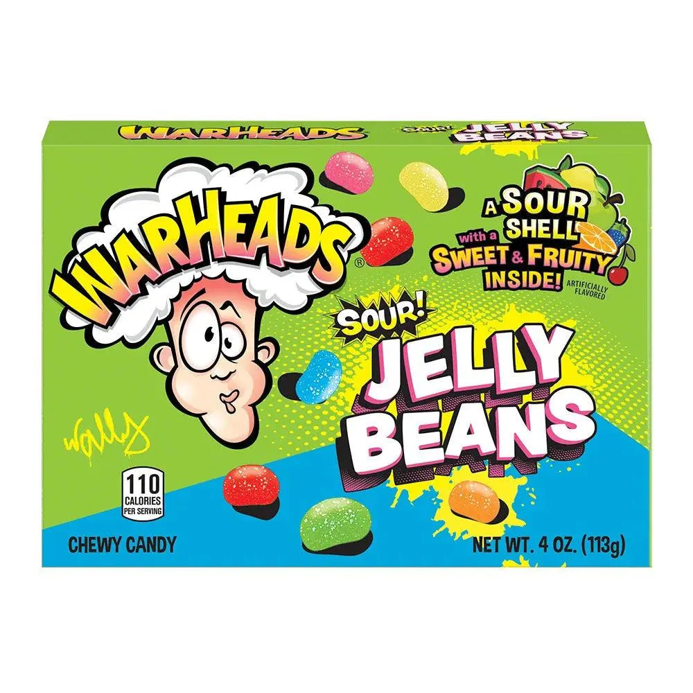 Warheads Jelly Beans Acidulés 113g OhMyCandyBox