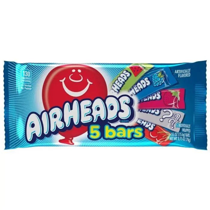 Barres Airheads Saveurs Assorties 5 Pack 78g OhMyCandyBox