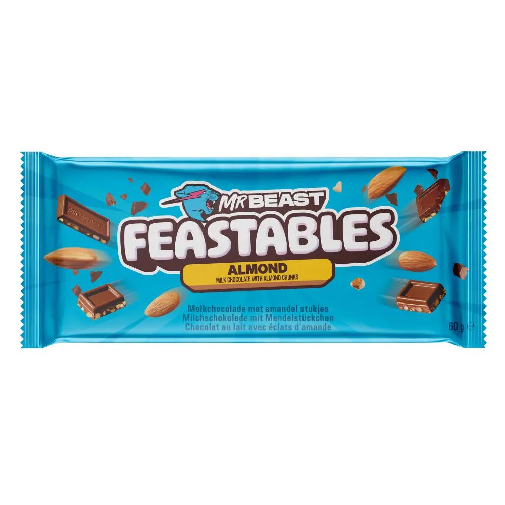 MrBeast Feastables Amande 60g OhMyCandyBox