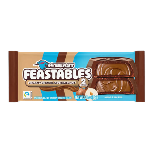 MrBeast Feastables Cups Creamy Chocolate Hazelnut 20g