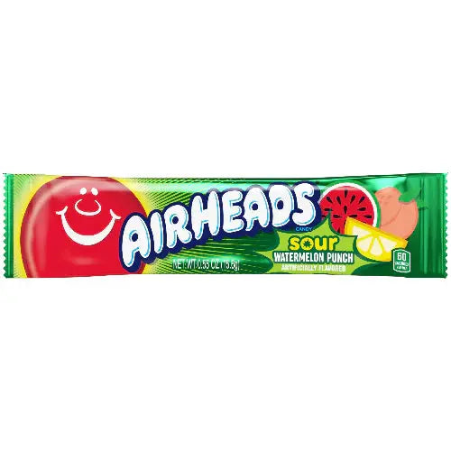 Barre Airheads Saveur Pastèque Acide 16g OhMyCandyBox