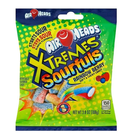 Airheads Xtremes Sourfuls Rainbow Berry 108g OhMyCandyBox