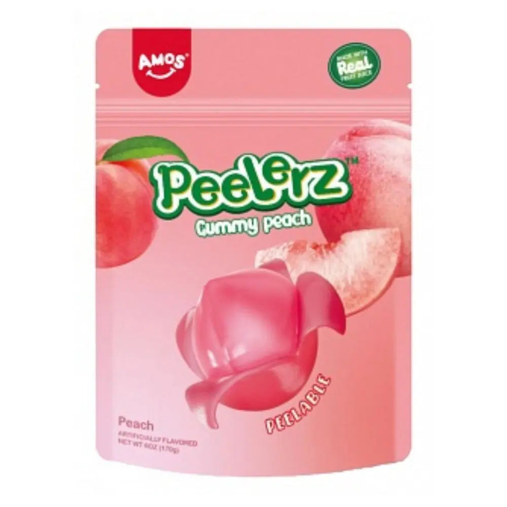 Amos Peelerz Gummy Pêche 170g OhMyCandyBox