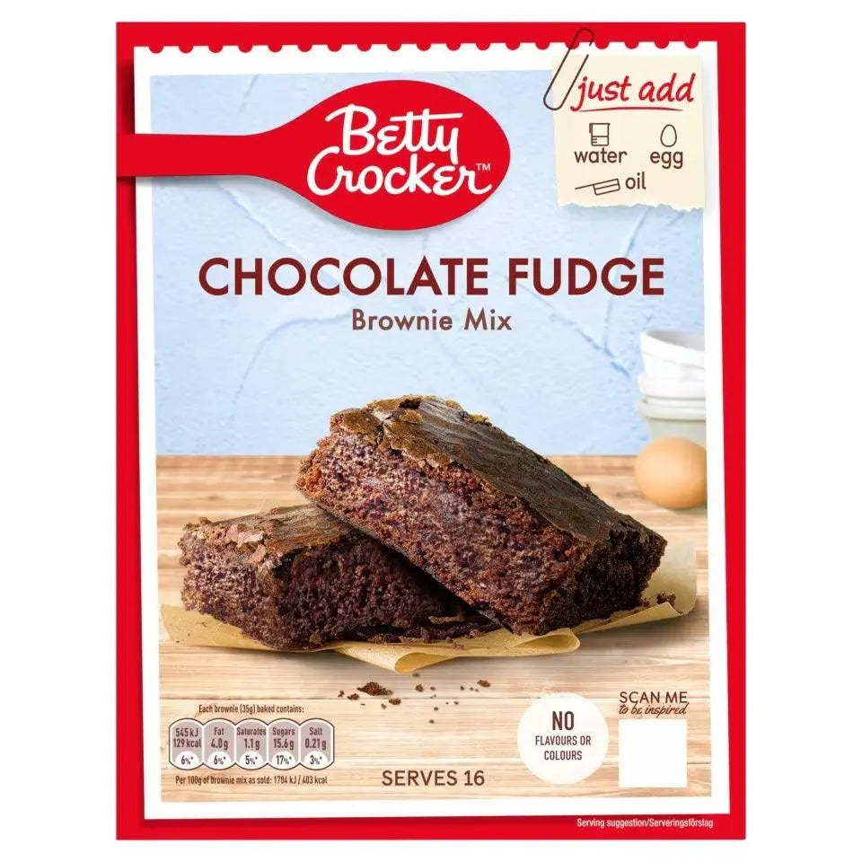 Mélange à brownie Betty Crocker Chocolat Fudge 415g OhMyCandyBox