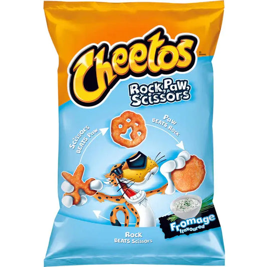 Cheetos Rock Paw Scissors Fromage 145g OhMyCandyBox