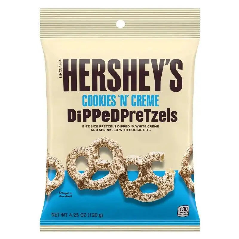 Bretzels Trempés Hershey's Cookies 'n' Crème 120g OhMyCandyBox