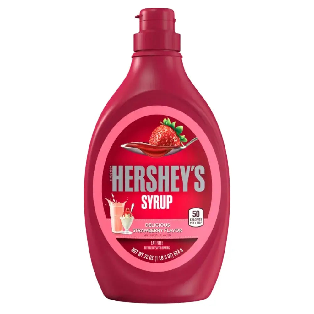 Syrup Strawberry Hershey's 623g OhMyCandyBox