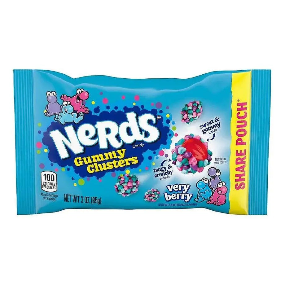 Nerds Gummy Clusters Very Berry Sachet Partage 85g OhMyCandyBox