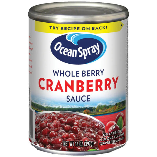 Sauce aux Canneberges Ocean Spray Baies Entières 397g OhMyCandyBox