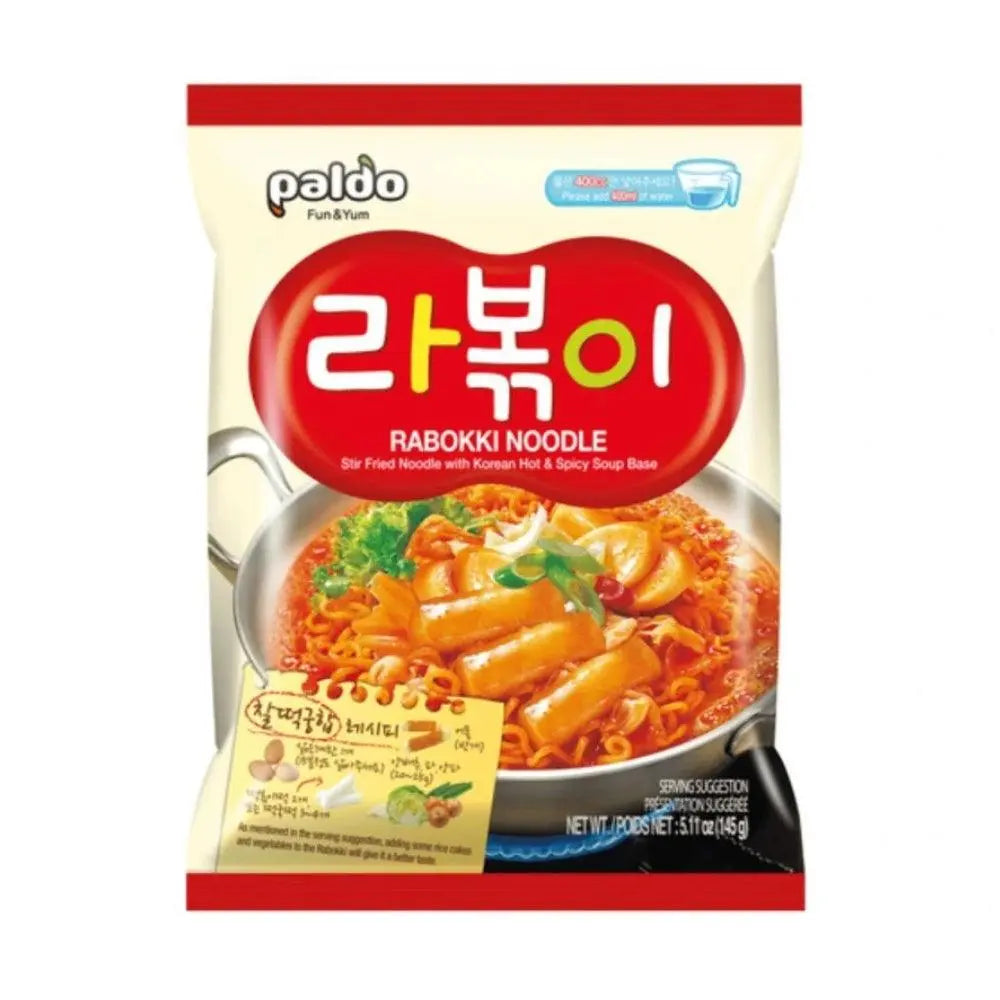 Nouilles Rabokki Paldo Soupe Coréenne Épicée 145g OhMyCandyBox