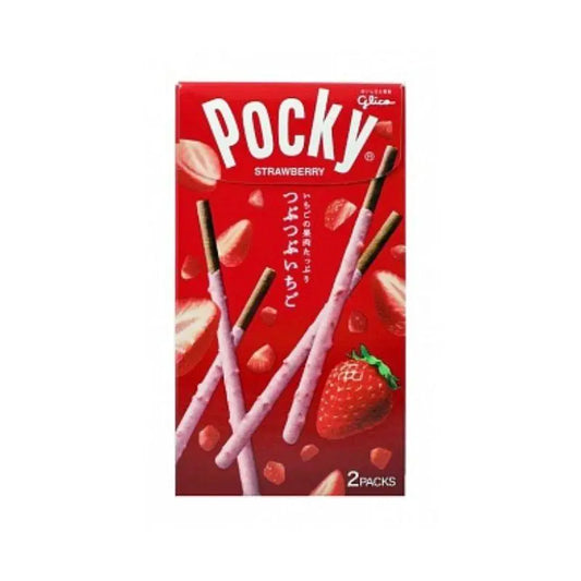 Pocky Tsubu Tsubu Ichigo Fraise 2 Pack 58g OhMyCandyBox