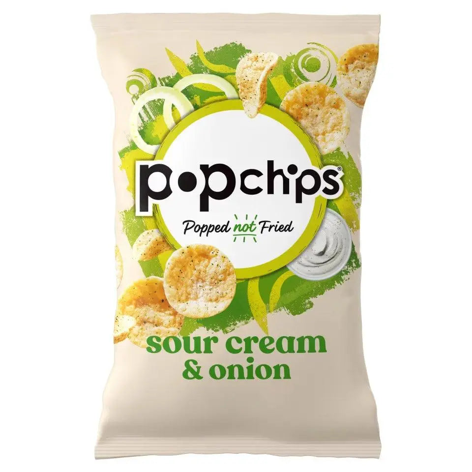 Popchips Crème aigre & Oignon 50g OhMyCandyBox