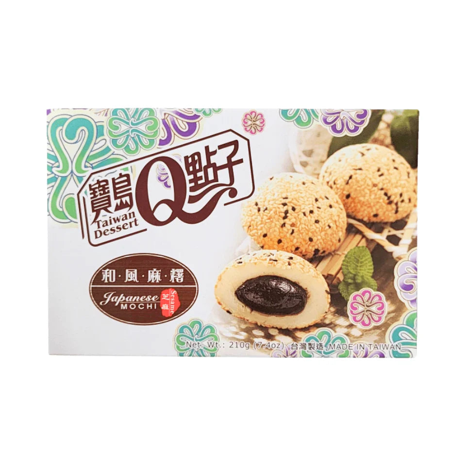 Q Brand Mochi Sesame 210g - OhMyCandyBox