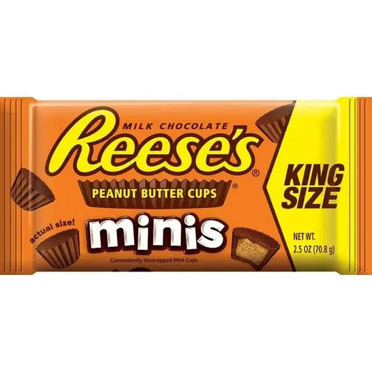 Reese's Mini Coupes de Beurre de Cacahuète Taille King 70g OhMyCandyBox