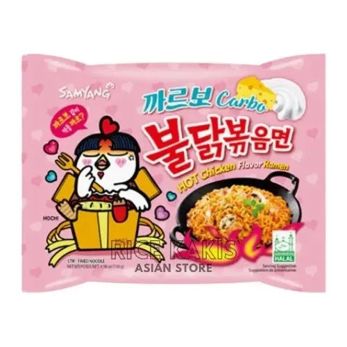 Samyang Buldak Carbonara Poulet Épicé 130g OhMyCandyBox