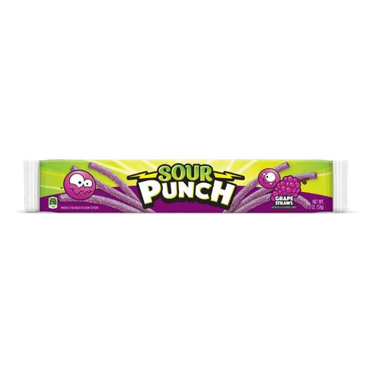 Sour Punch Paille Raisin 57g OhMyCandyBox