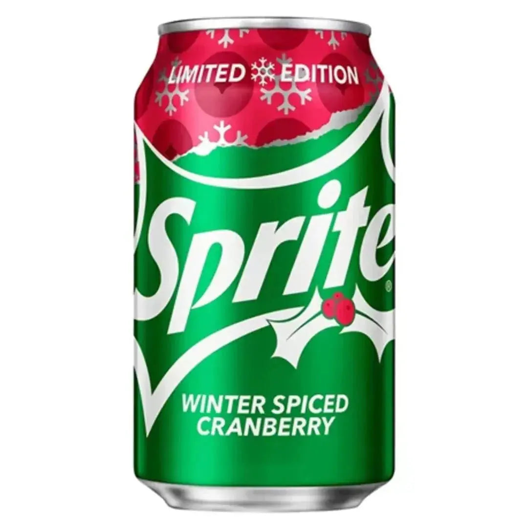 Sprite Canneberge Épicée d'Hiver 355ml OhMyCandyBox