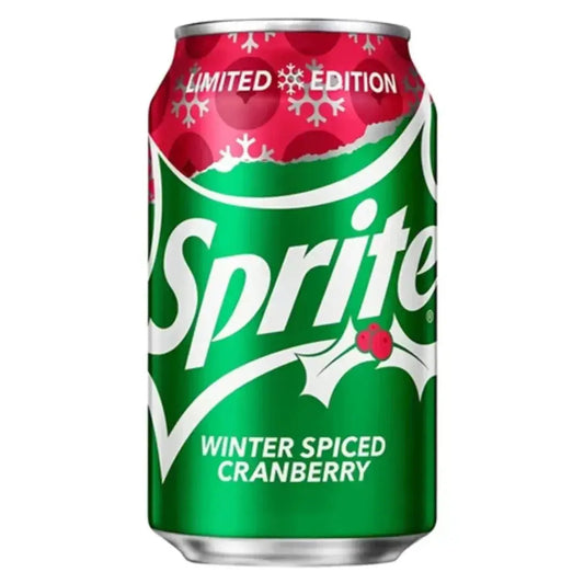 Sprite Canneberge Épicée d'Hiver 355ml OhMyCandyBox