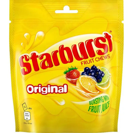 Starburst Original Sachet 138g OhMyCandyBox
