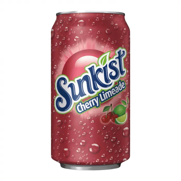 Sunkist Soda Cerise Limeade 355ml OhMyCandyBox