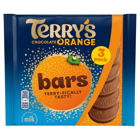 Barre de Chocolat Orange Terry's 3 Pack 105g OhMyCandyBox