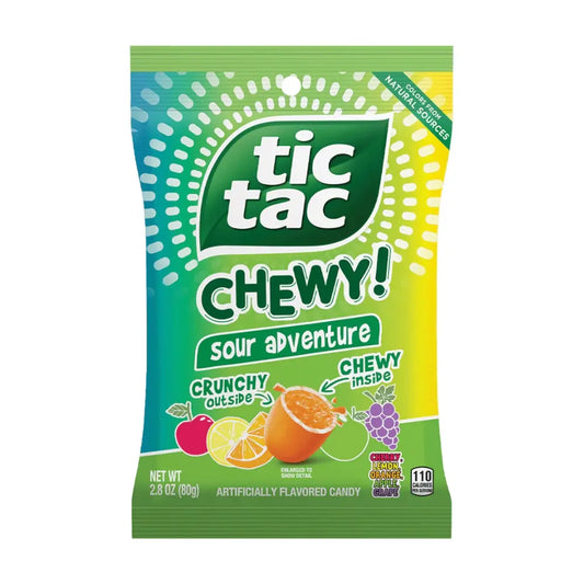 Tic Tac Chewy Sour Adventure 79g OhMyCandyBox