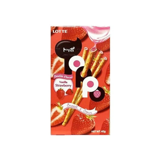 Toppo Vanille Fraise 40g OhMyCandyBox
