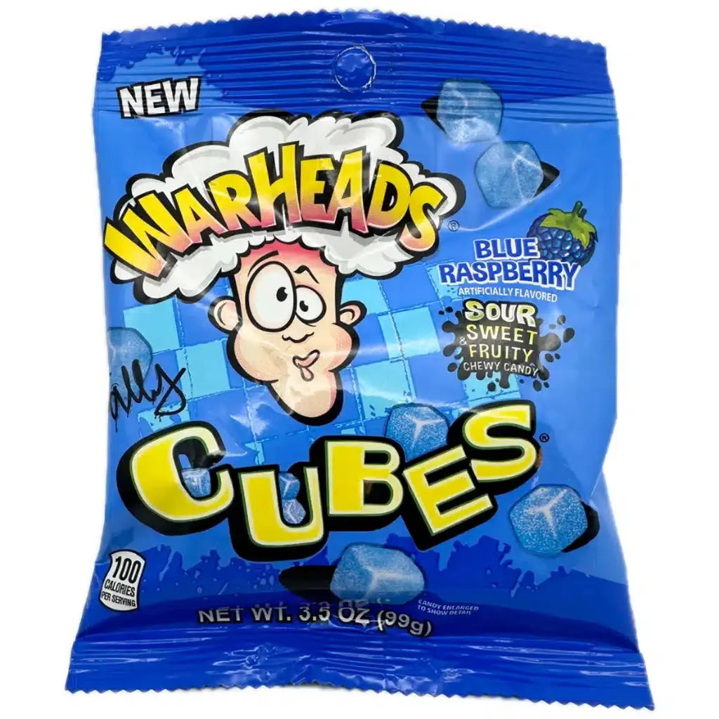 Warheads Cubes Framboise Bleue 99g OhMyCandyBox
