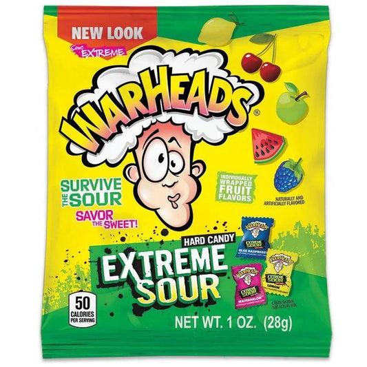 Bonbons durs Warheads Extreme Sour 28g OhMyCandyBox