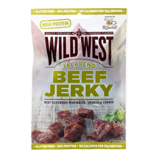 Wild West Jerky de Boeuf Jalapeno 25g OhMyCandyBox