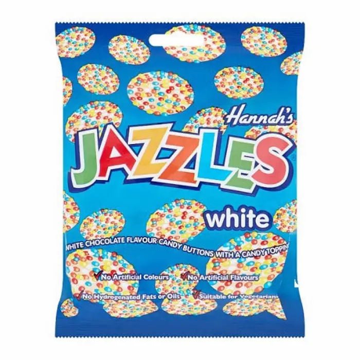 Jazzles blancs de Hannah 140g OhMyCandyBox