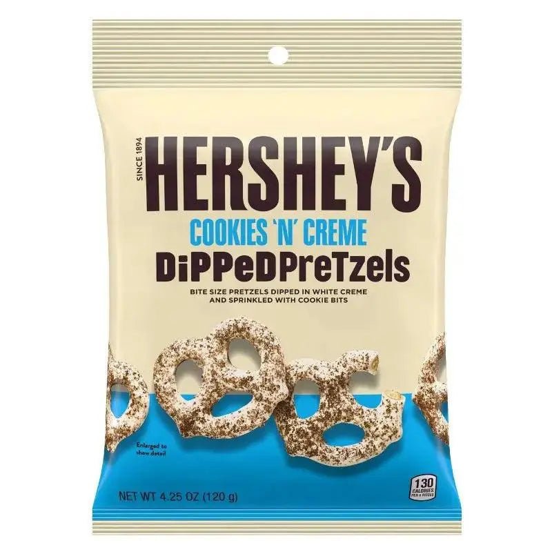 Bretzels Trempés Hershey's Cookies 'n' Crème 120g OhMyCandyBox