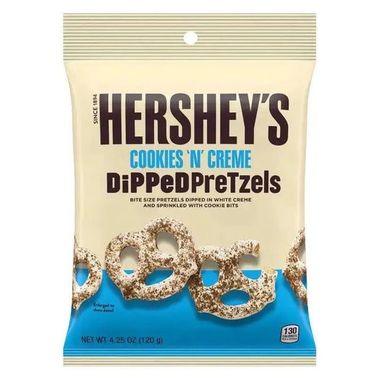 Bretzels Trempés Hershey's Cookies 'n' Crème 120g OhMyCandyBox