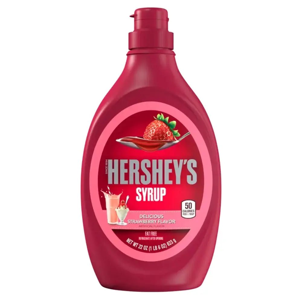 Syrup Strawberry Hershey's 623g OhMyCandyBox