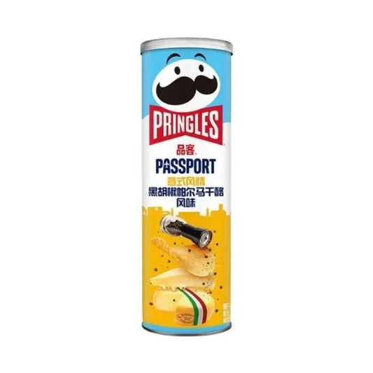 Pringles Poivre Noir & Parmesan à l'Italienne 110g OhMyCandyBox