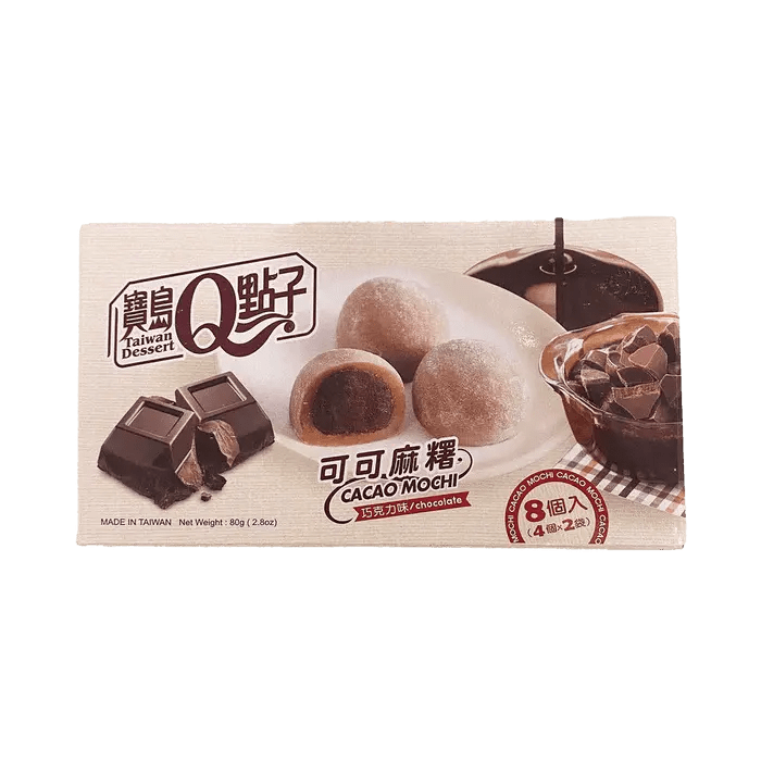 Mochi au chocolat au cacao Q Brand 80g OhMyCandyBox