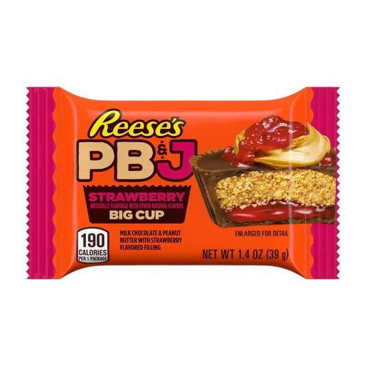Reese's Big Cup PB&J Strawberry 39g - OhMyCandyBox