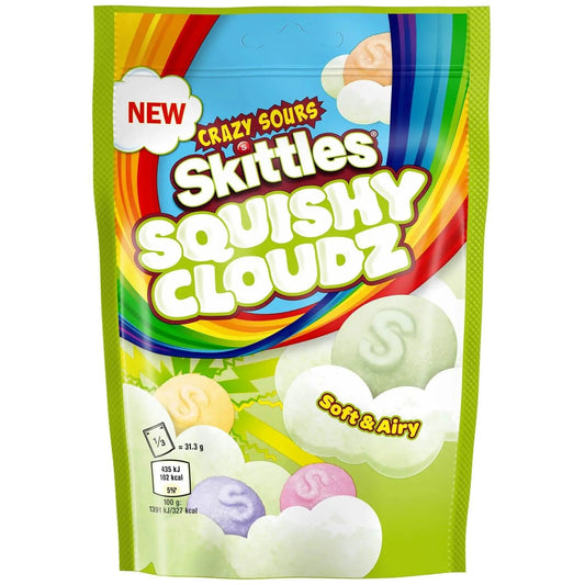 Skittles Squishy Cloudz Crazy Sours 94g OhMyCandyBox
